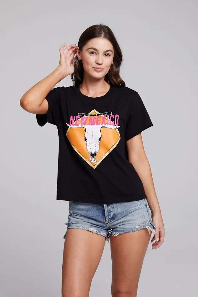 Womens Chaser Brand Tops Santa Fe Crew Neck Tee