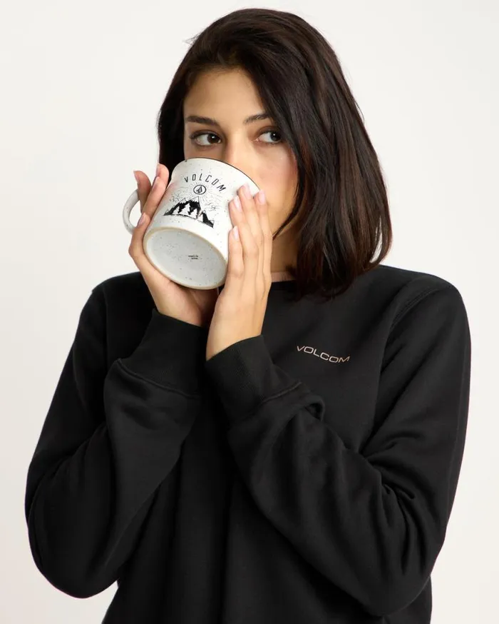 Womens Frickin Classic Gift Set 8211 Black Combo Womens Volcom Hoodies and Sweatshirts