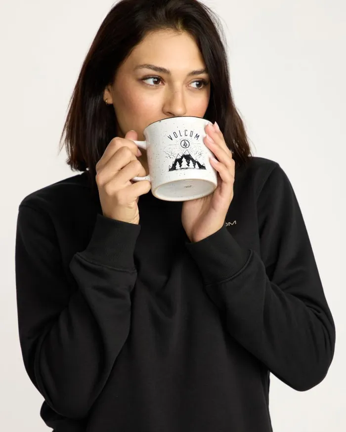 Womens Frickin Classic Gift Set 8211 Black Combo Womens Volcom Hoodies and Sweatshirts