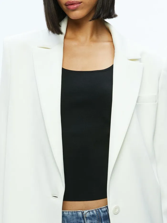 Womens Jackets Coats Alice Olivia Colley Oversized Blazer Off White