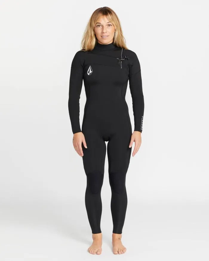 Womens Modulator 32mm Long Sleeve Chest Zip Fullsuit 8211 Black Womens Volcom Wetsuits Womens Modulator 32mm Long Sleeve Chest Zip Fullsuit 8211 Black Womens Volcom Wetsuits