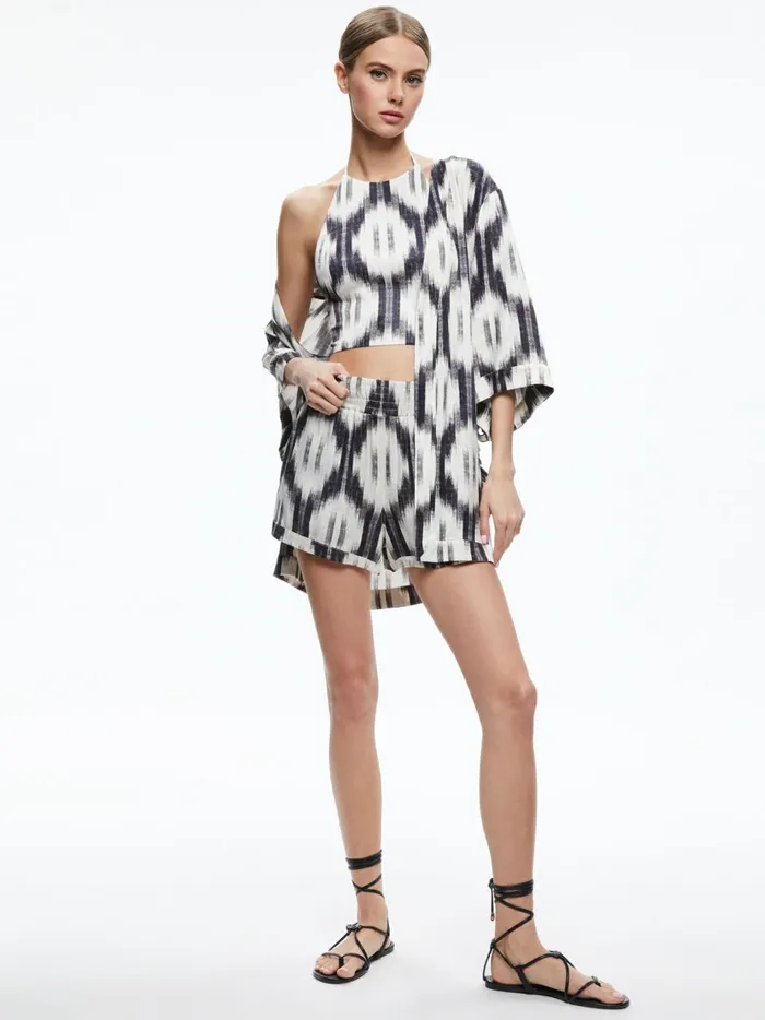 Womens Shorts Alice Olivia Tandy Shorts Classic Ikat