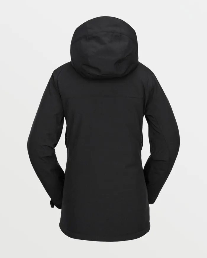 Womens Stoney Shadow Insulated Jacket 8211 Black Womens Volcom Jackets