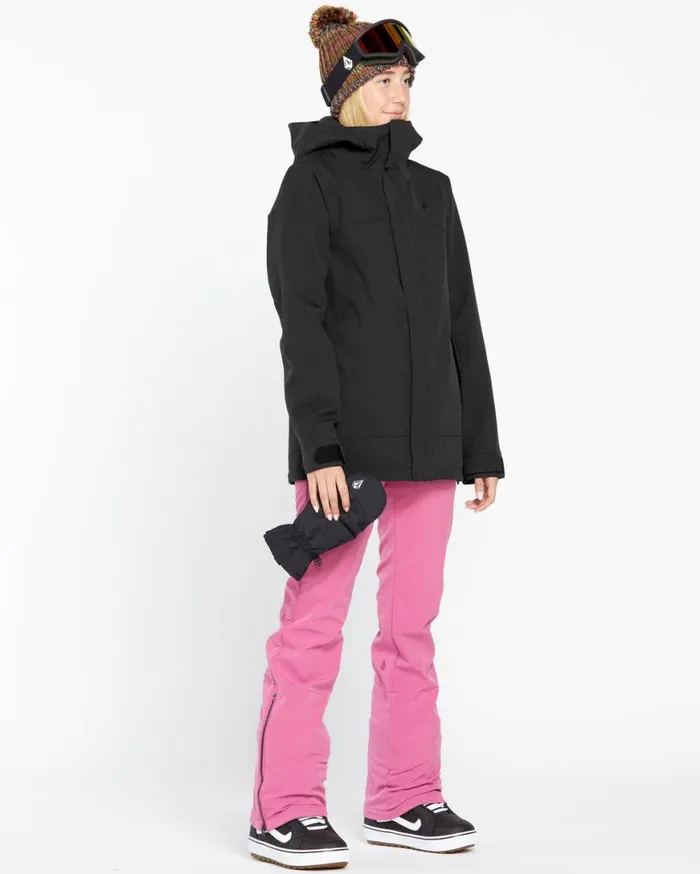 Womens Stoney Shadow Insulated Jacket 8211 Black Womens Volcom Jackets