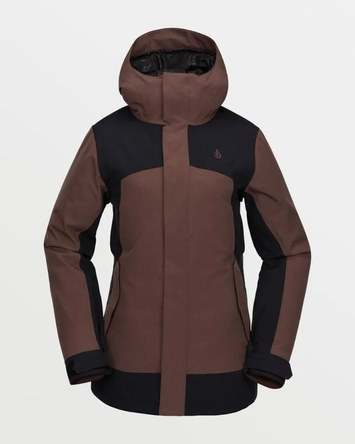 Womens Stoney Shadow Insulated Jacket 8211 Mahogany Womens Volcom Jackets