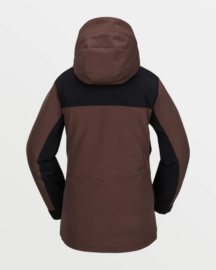 Womens Stoney Shadow Insulated Jacket 8211 Mahogany Womens Volcom Jackets