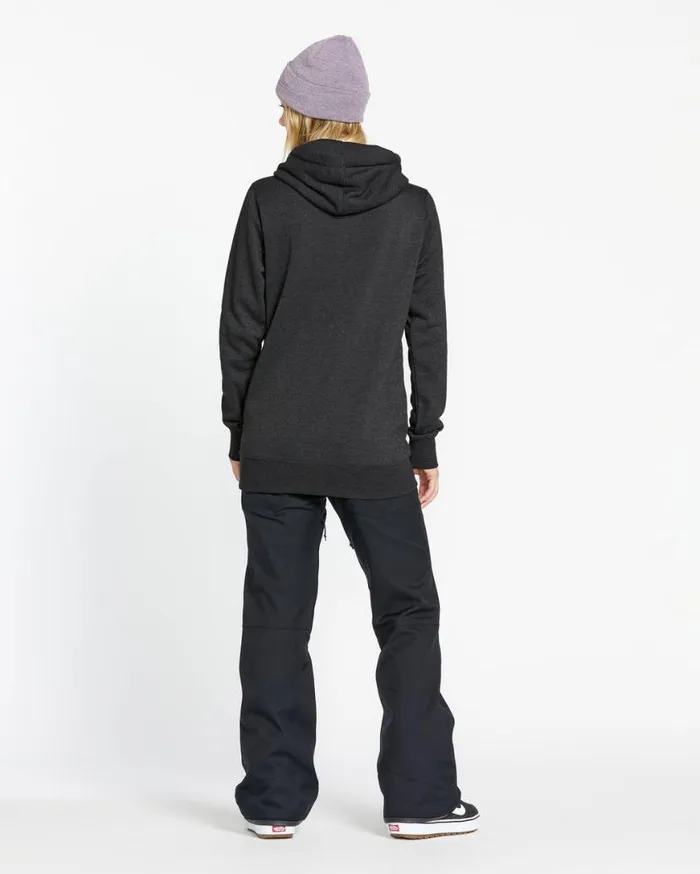 Womens Tower Pullover Fleece 8211 Black Womens Volcom Hoodies and Sweatshirts