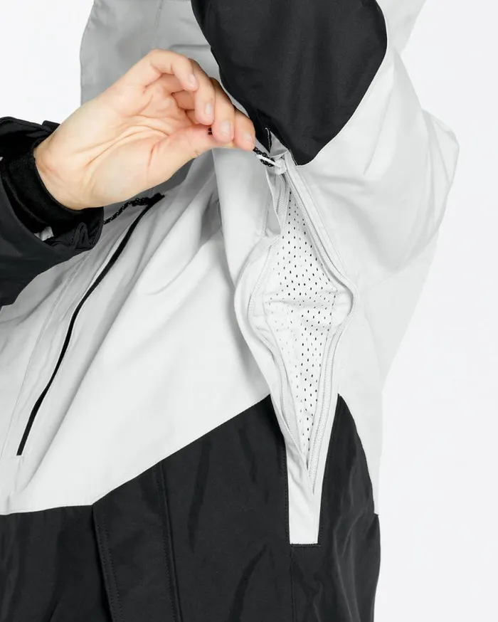 Womens VCo Aris Insulated Gore Jacket 8211 Cloud Grey Womens Volcom Jackets