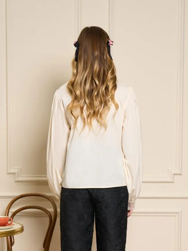 Womenswear Almond Rose Blouse Ivory Cream Sister Jane Womenswear Almond Rose Blouse Ivory Cream Sister Jane