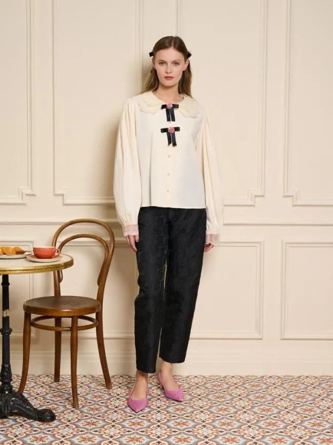 Womenswear Almond Rose Blouse Ivory Cream Sister Jane Womenswear Almond Rose Blouse Ivory Cream Sister Jane