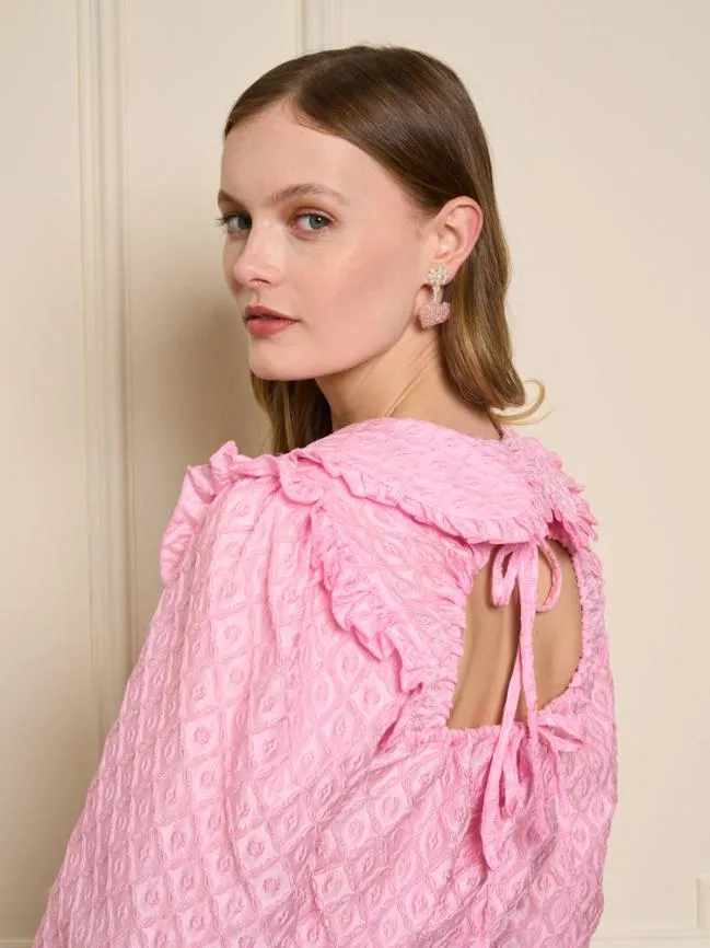 Womenswear Bonbons Organza Blouse Peony Pink Sister Jane Womenswear Bonbons Organza Blouse Peony Pink Sister Jane