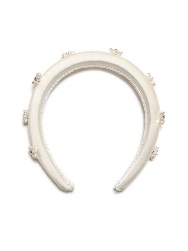 Womenswear Chai Pearl Headband Pearled White Sister Jane Womenswear Chai Pearl Headband Pearled White Sister Jane