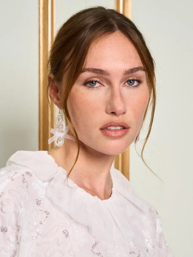 Womenswear DREAM Chantilly Bead Earrings Pearled Ivory Sister Jane