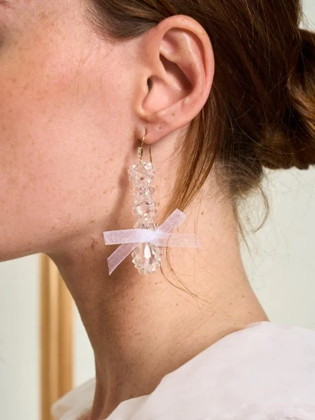 Womenswear DREAM Chantilly Bead Earrings Pearled Ivory Sister Jane Womenswear DREAM Chantilly Bead Earrings Pearled Ivory Sister Jane