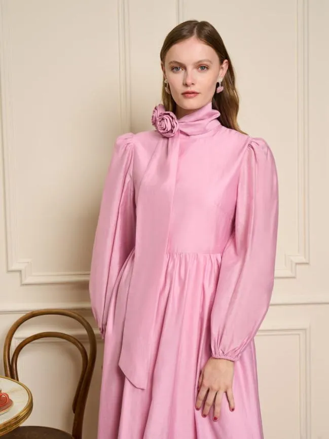 Womenswear Fille Flower Applique Dress Baby Pink Sister Jane Womenswear Fille Flower Applique Dress Baby Pink Sister Jane