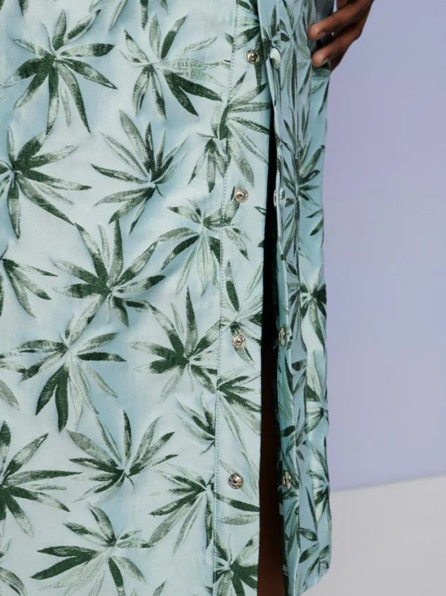 Womenswear Ghospell Palmer Button Midi Skirt Celadon Green Sister Jane Womenswear Ghospell Palmer Button Midi Skirt Celadon Green Sister Jane