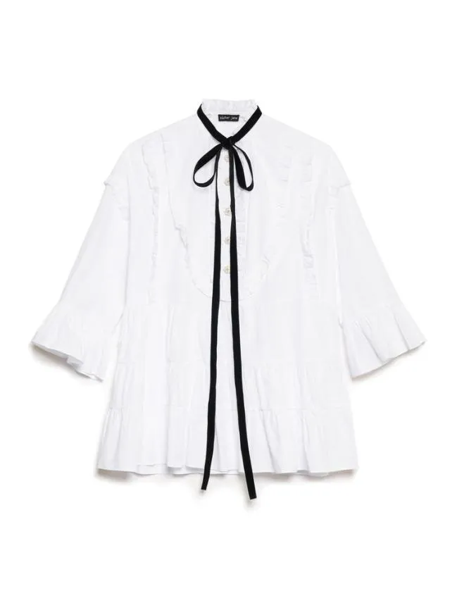 Womenswear Jasmine Mini Dress Bright White Sister Jane Womenswear Jasmine Mini Dress Bright White Sister Jane