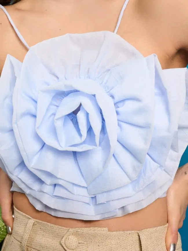 Womenswear Sea Peony Cami Top Pastel Blue Sister Jane Womenswear Sea Peony Cami Top Pastel Blue Sister Jane