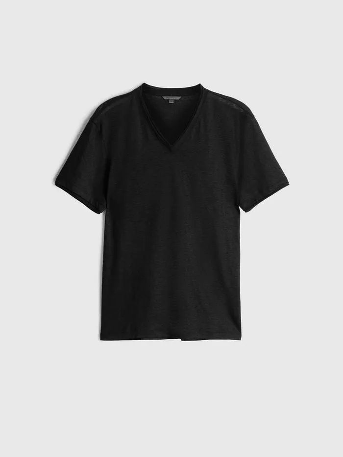 WOOSTER VNECK Black Men John Varvatos TShirts