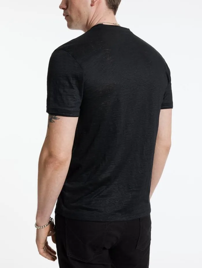 WOOSTER VNECK Black Men John Varvatos TShirts