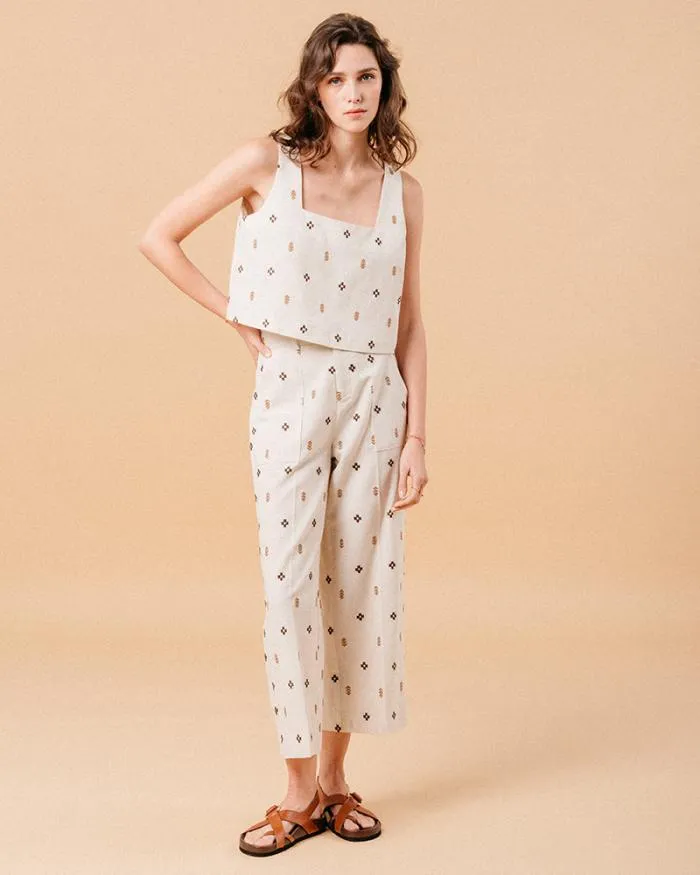 WOVEN TOP CAMEL MIA Shop Grace and Mila Tank Tops