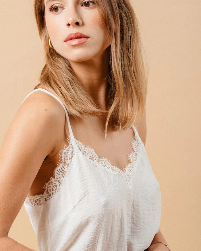 WOVEN TOP ECRU MARLETTE Shop Grace and Mila Caracos