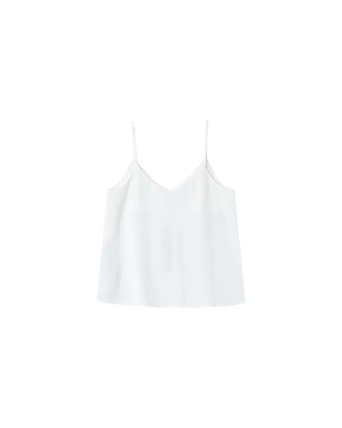 WOVEN TOP ECRU MISSY Shop Grace and Mila Tank Tops