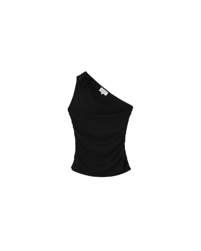 WOVEN TOP NOIR MYROSE Shop Grace and Mila Dressy Tops