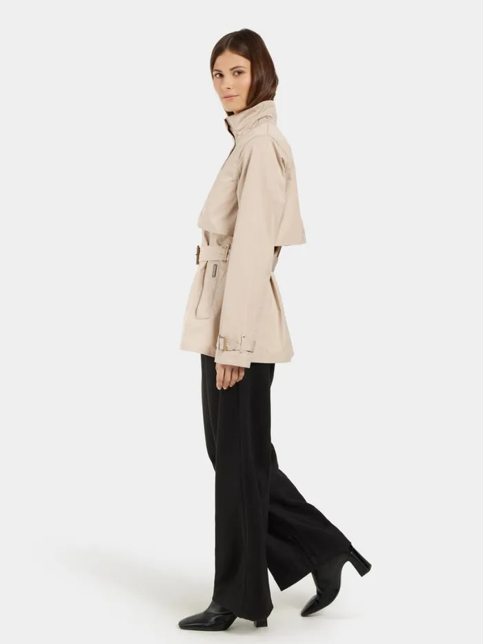 Yvonne Jacket Clay Beige Women Didriksons Trenchcoats Yvonne Jacket Clay Beige Women Didriksons Trenchcoats