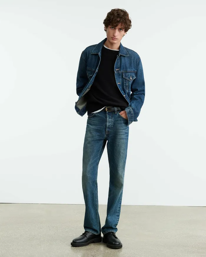 ZACHARY DENIM JACKET Simon Wash Men Nili Lotan Jackets and Coats