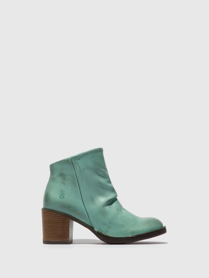 Zip Up Ankle Boots BELL061FLY SPEARMINT Women Fly London Ankle Boots
