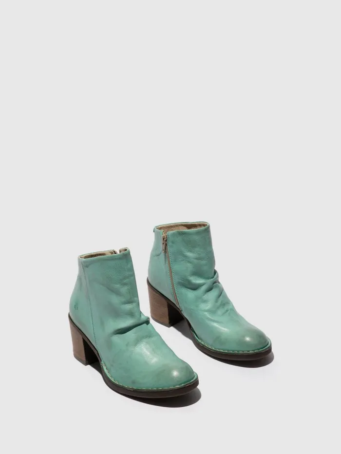 Zip Up Ankle Boots BELL061FLY SPEARMINT Women Fly London Ankle Boots