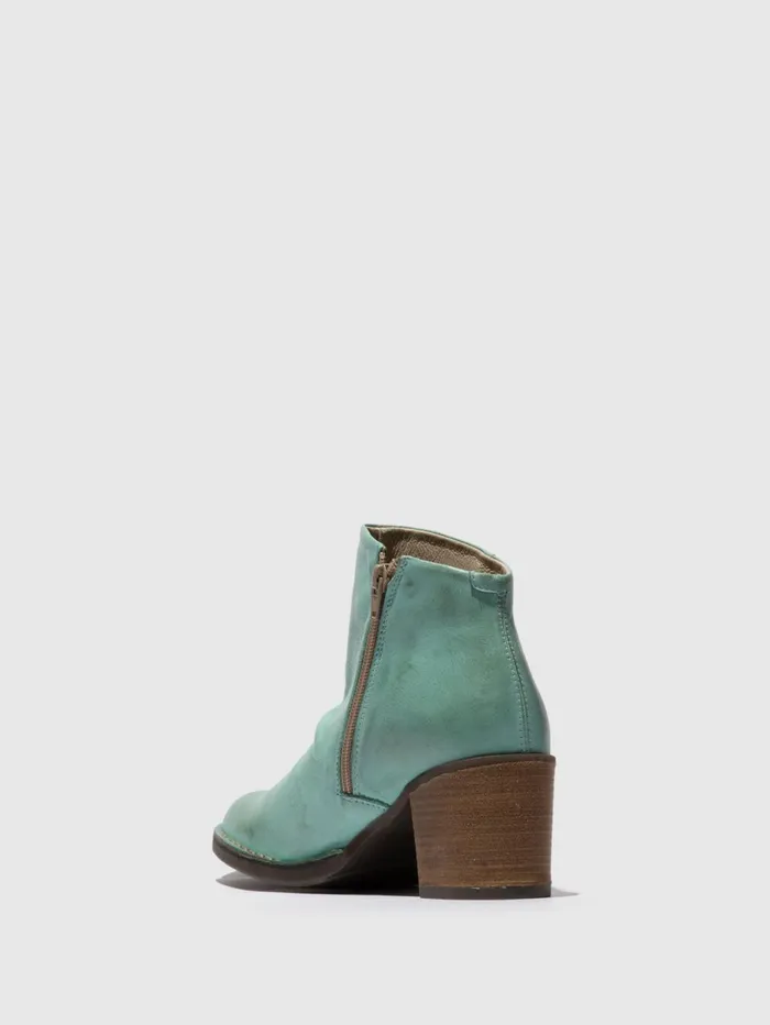 Zip Up Ankle Boots BELL061FLY SPEARMINT Women Fly London Ankle Boots