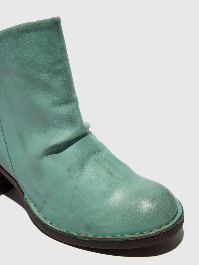 Zip Up Ankle Boots BELL061FLY SPEARMINT Women Fly London Ankle Boots